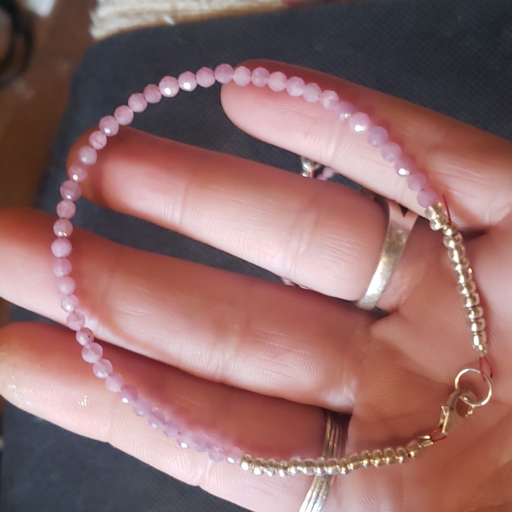 Natural ruby bracelet 925 - Picture 4 of 5